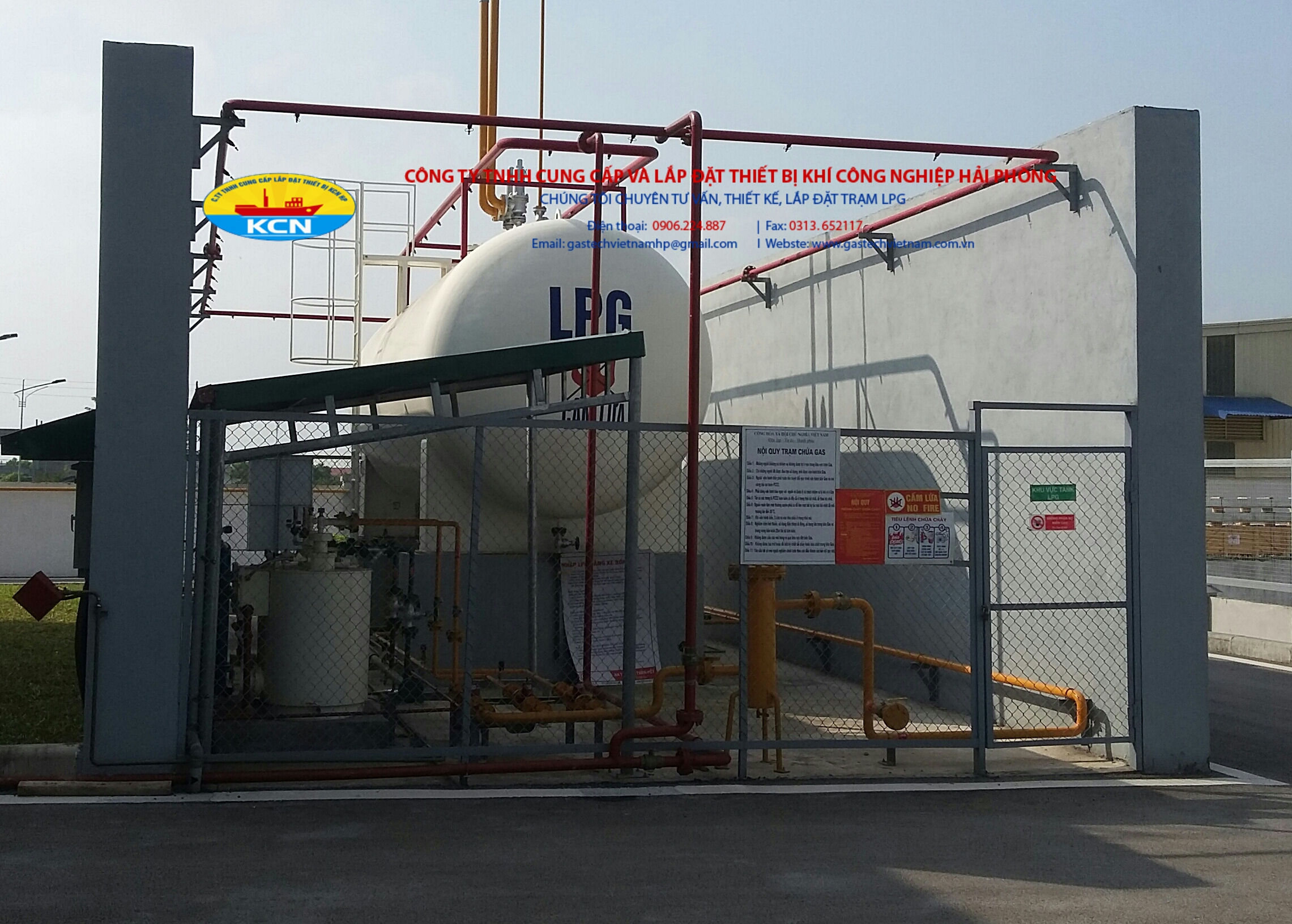 Lắp đặt trạm LPG -10T